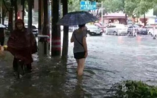 2016常德大暴雨 桃源县多条街道被淹，